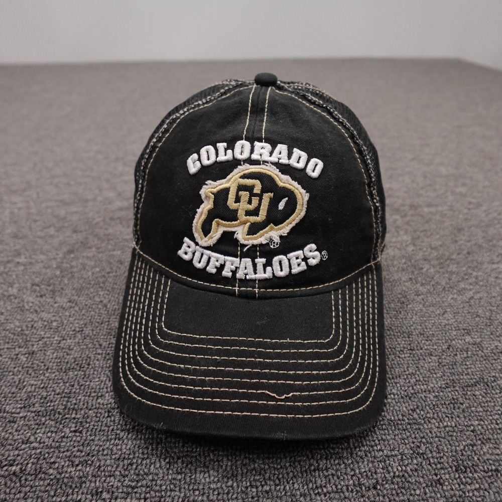 Colorado Buffaloes Hat Snap Back Boys One Size Black NCAA‎ Trucker Mesh Football